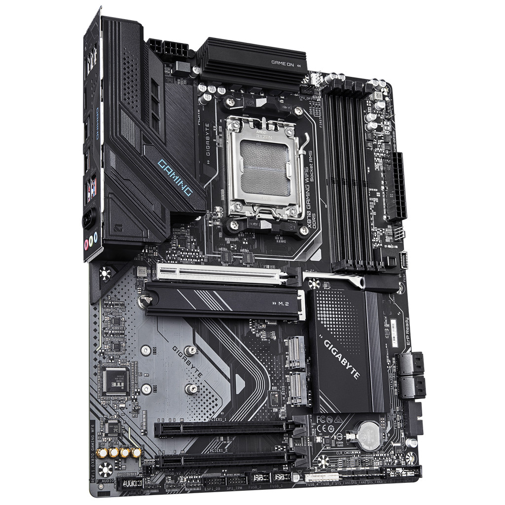 Bekijk afbeelding 2 van Gigabyte AM5 X870 GAMING WIFI6 - DDR5/3xM.2/HDMI/ATX